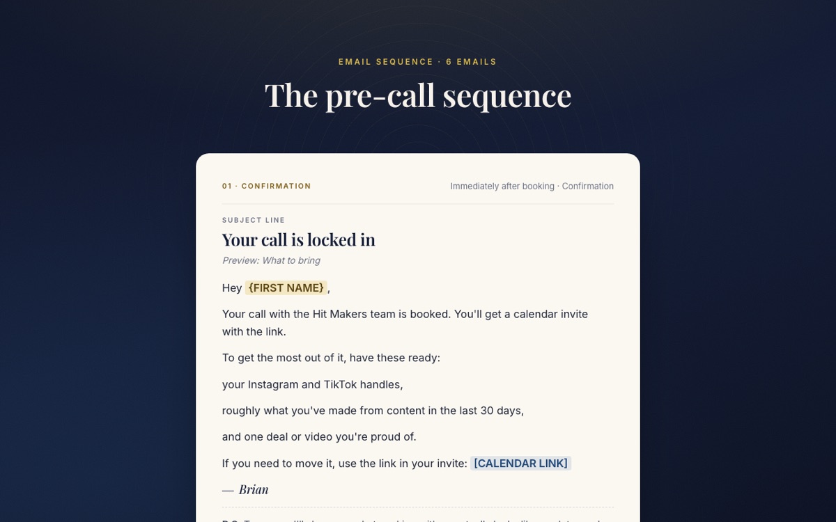Pre-call preview
