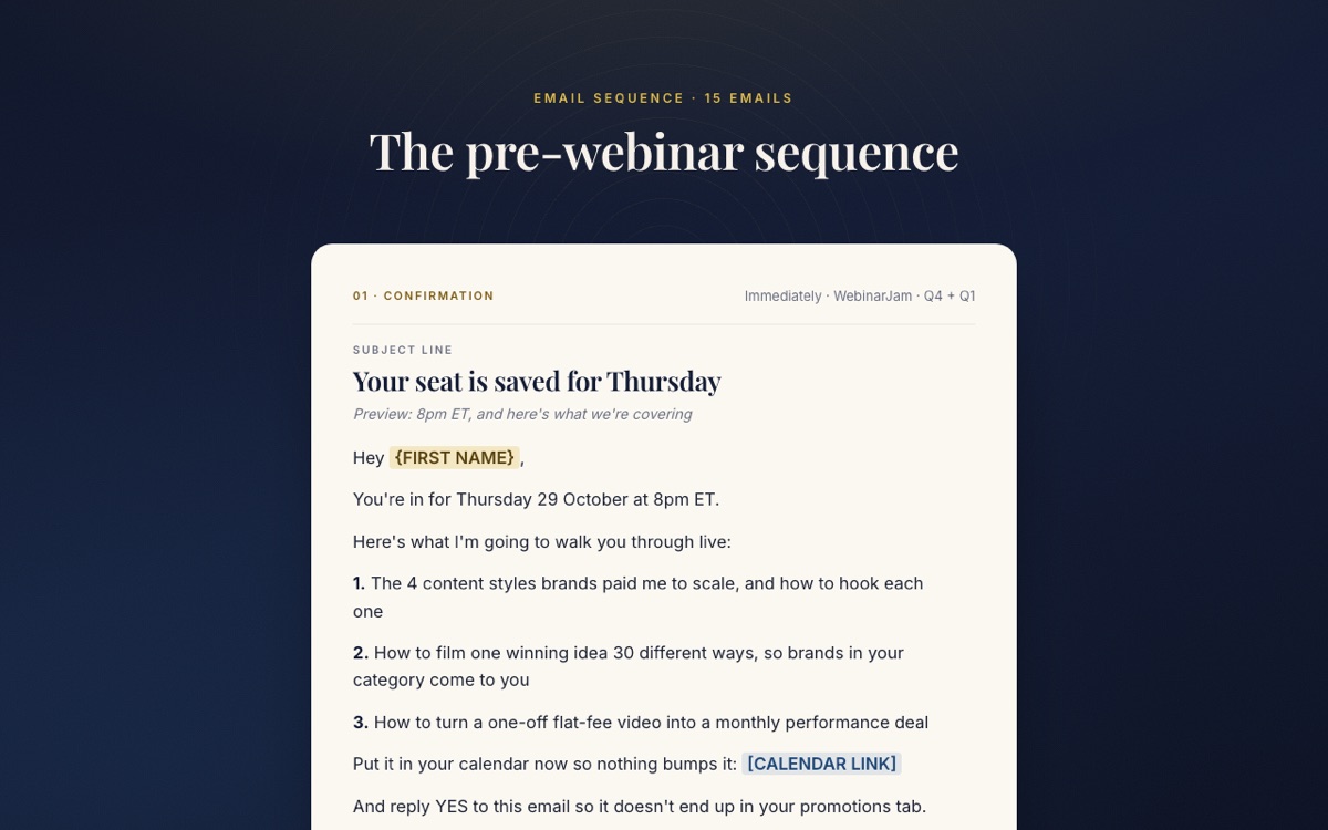 Pre-webinar preview