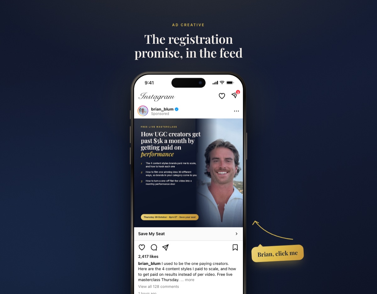 Static ad preview