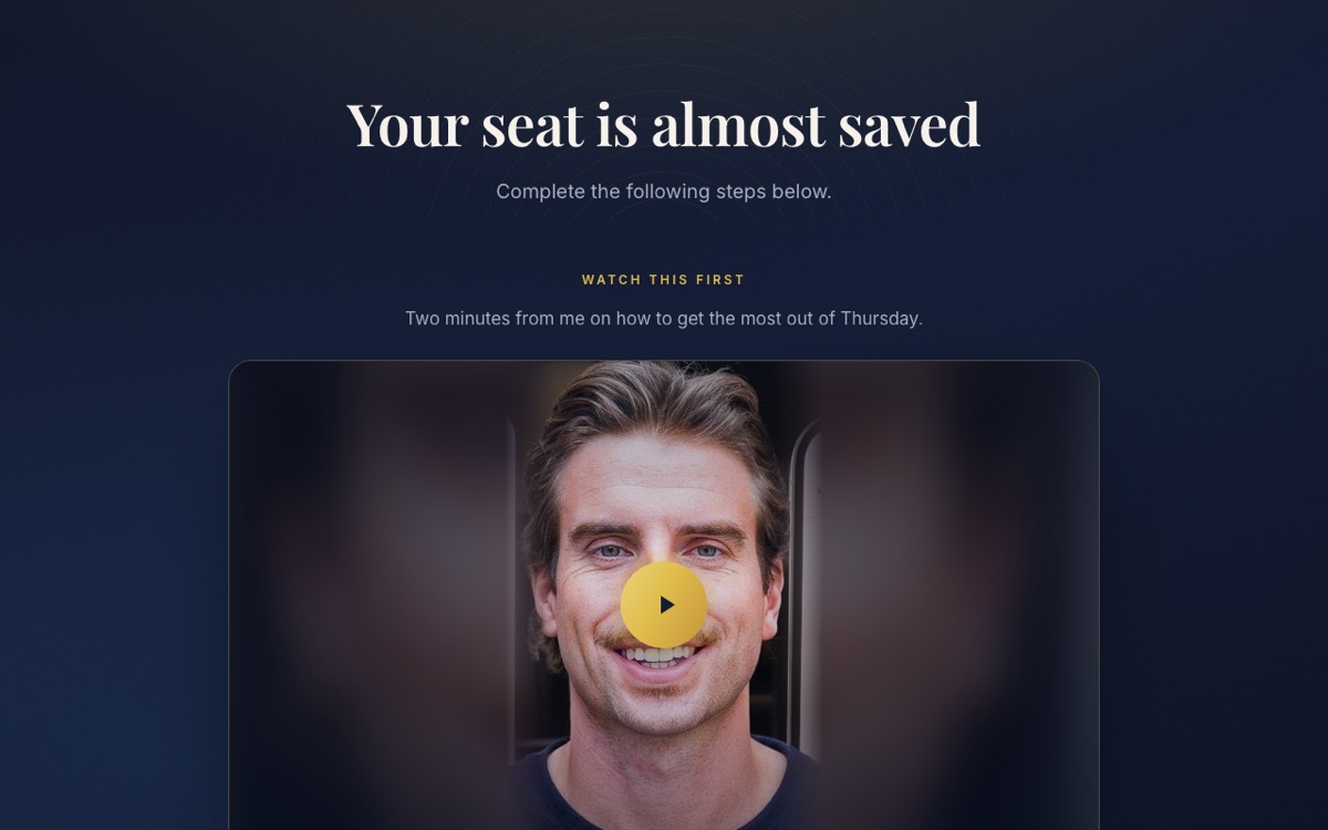 Thank-you page preview